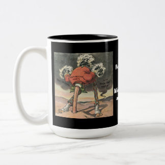 Head in the Sand Republican Party Two-Tone Coffee Mug