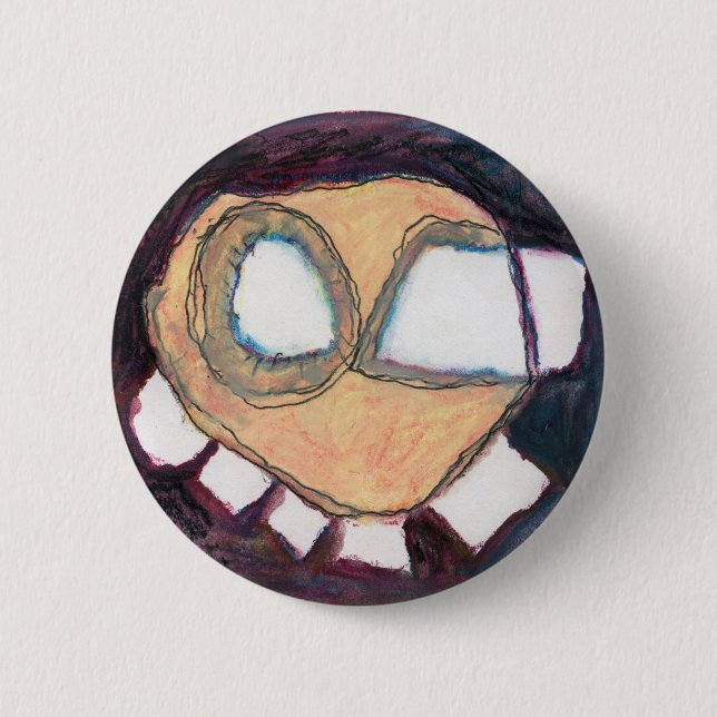 head. just a head. button (Front)