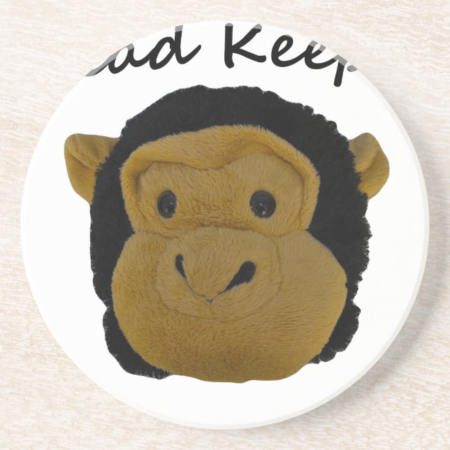 Head Keeper Sandstone Coaster (Front)