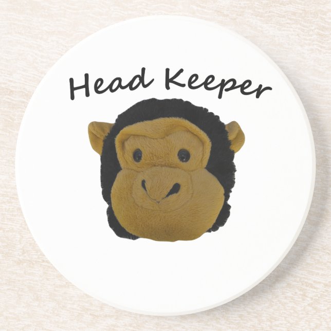 Head Keeper Sandstone Coaster (Front)