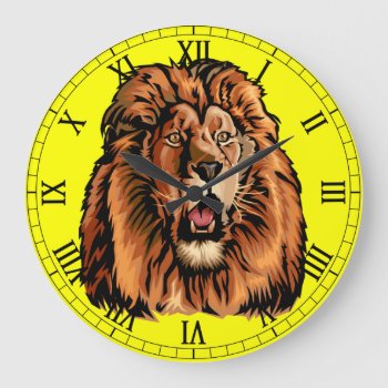 Head Large Clock by nonstopshop at Zazzle