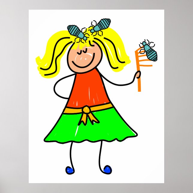 Head Lice Kid Poster (Front)