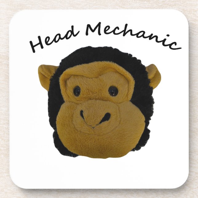 Head Mehanic Beverage Coaster (Front)