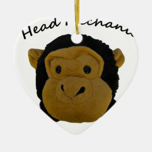 Head Mehanic Ceramic Ornament