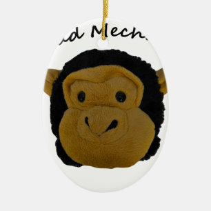 Head Mehanic Ceramic Ornament