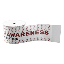 Head & Neck Cancer Awareness Pattern Ribbon