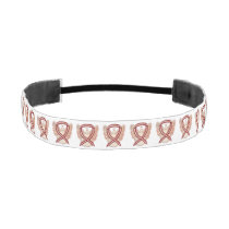 Head & Neck Cancer Awareness Ribbon Angel Headband