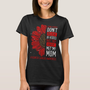 Head&Neck Cancer Awareness Ribbon Mom Warrior T-Shirt
