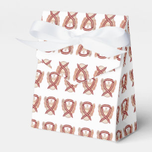 Head/Neck Cancer Awareness Ribbon Party Favor Box