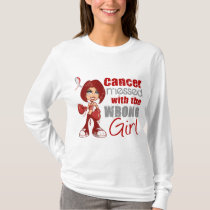 Head Neck Cancer Messed With Wrong Girl.png T-Shirt