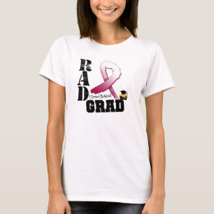 Head Neck Cancer Radiation Therapy RAD Grad T-Shirt