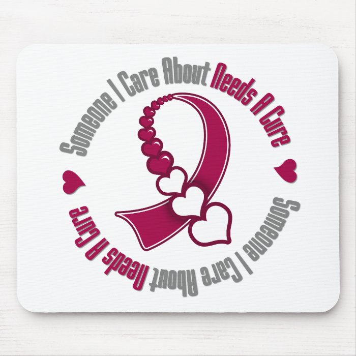 Head Neck Cancer Someone I Care About Needs A Cure Mouse Mats