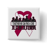 Head Neck Cancer Together We Can Find A Cure Button