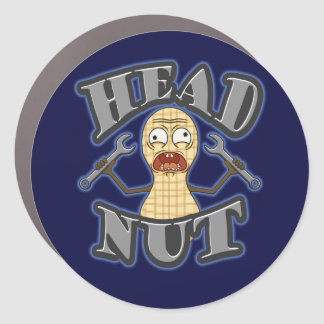 Head Nut Car Magnet