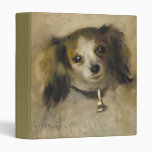 Head of a Dog, 1870 (oil on canvas) 3 Ring Binder