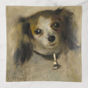 Head of a Dog, 1870 (oil on canvas) Trinket Tray