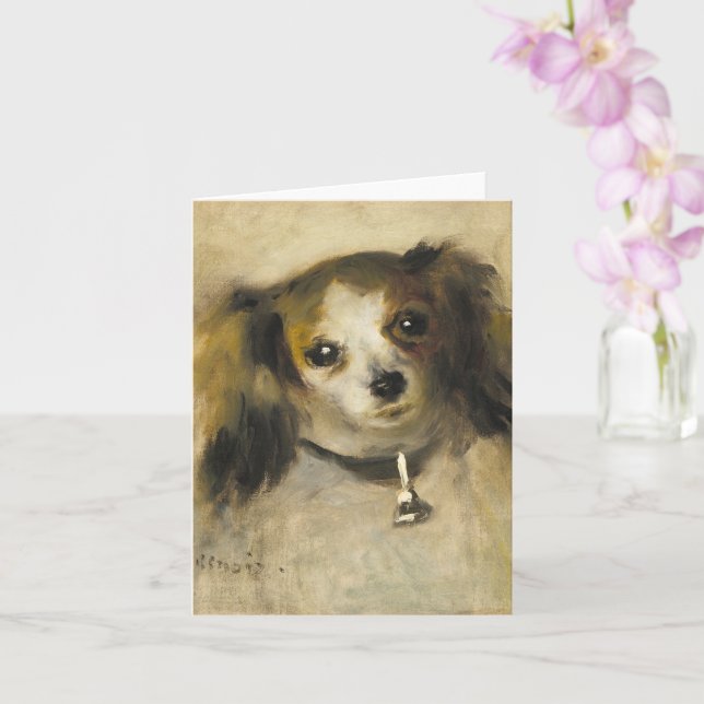 Head of a dog, Auguste Renoir Art Card (Orchid)