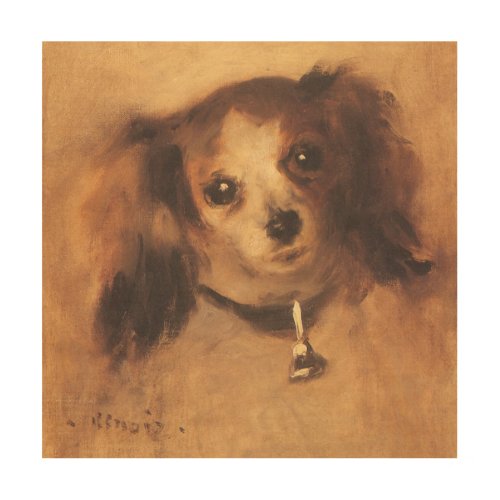 Head of a Dog by Pierre Renoir Vintage Fine Art
