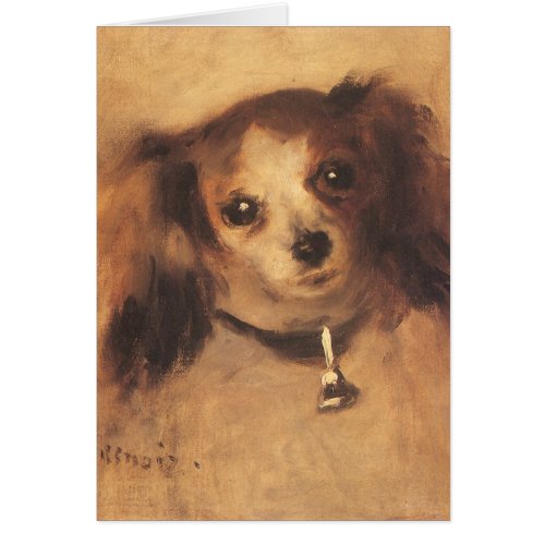 Head of a Dog by Pierre Renoir Vintage Fine Art