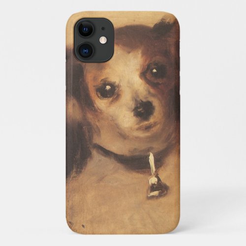 Head of a Dog by Pierre Renoir Vintage Fine Art iPhone 11 Case