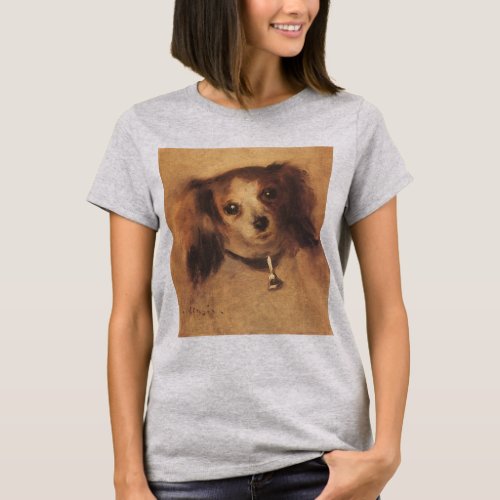 Head of a Dog by Pierre Renoir Vintage Fine Art T_Shirt
