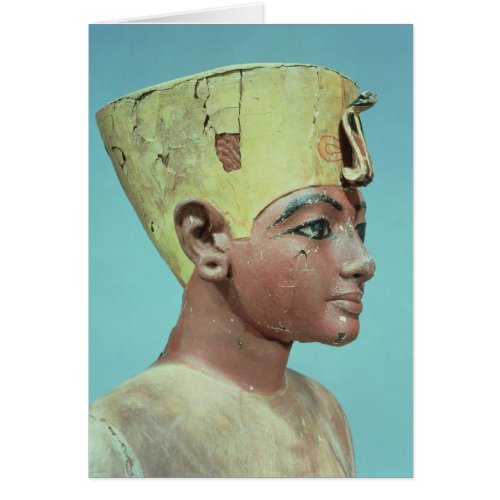 Head of a dummy of the young Tutankhamun