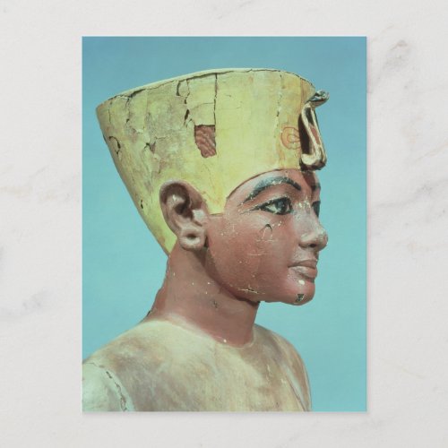 Head of a dummy of the young Tutankhamun Postcard