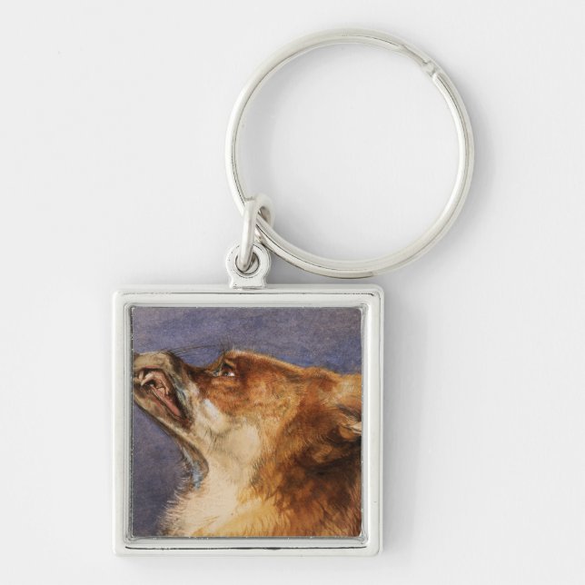 Head of a Fox Keychain (Front)