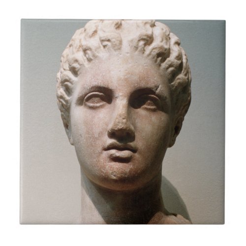 Head of a goddess 4th century BC Ceramic Tile