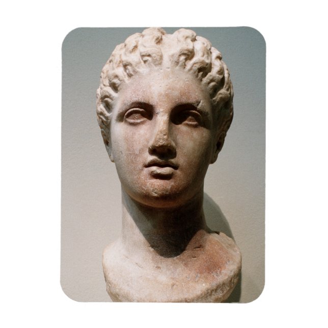 Head of a goddess, 4th century B.C. Magnet (Vertical)