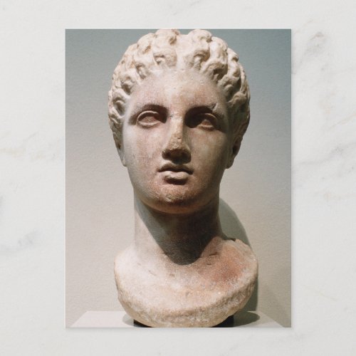 Head of a goddess 4th century BC Postcard