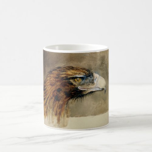 Head of a Golden Eagle by John Ruskin Coffee Mug