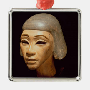 Head of a Harpist, from Tell El-Amarna, c.1370-136 Metal Ornament