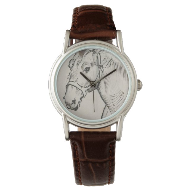 Head of a Horse (by Alfred Dehodencq) Watch (Front)
