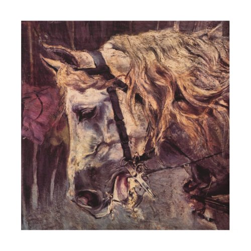 Head of a Horse by Giovanni Boldini Vintage Art
