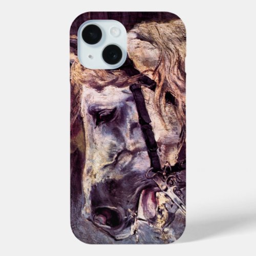 Head of a Horse by Giovanni Boldini Vintage Art iPhone 15 Case