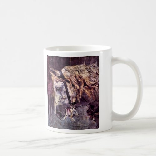 Head of a Horse by Giovanni Boldini Vintage Art Coffee Mug