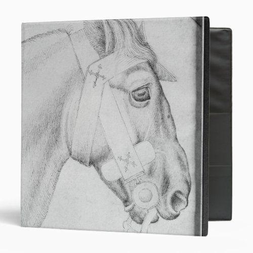 Head of a horse from the The Vallardi Album 3 Ring Binder