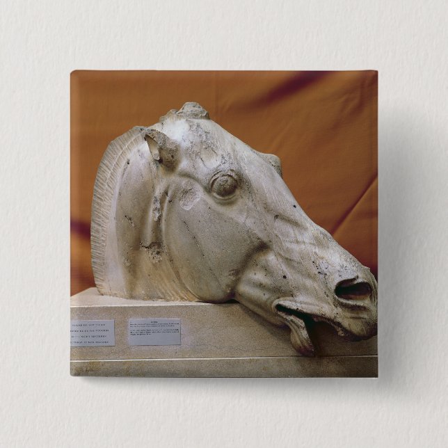 Head of a Horse of Selene Button (Front)