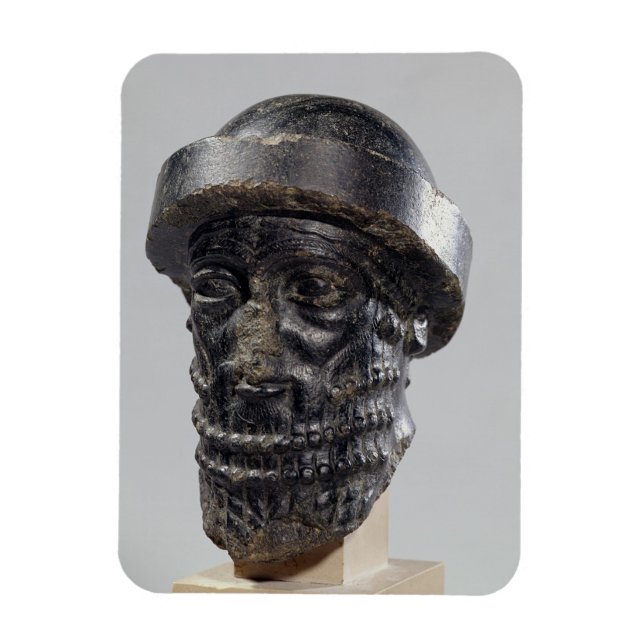 Head of a king, possibly Hammurabi, king of Babylo Magnet (Vertical)
