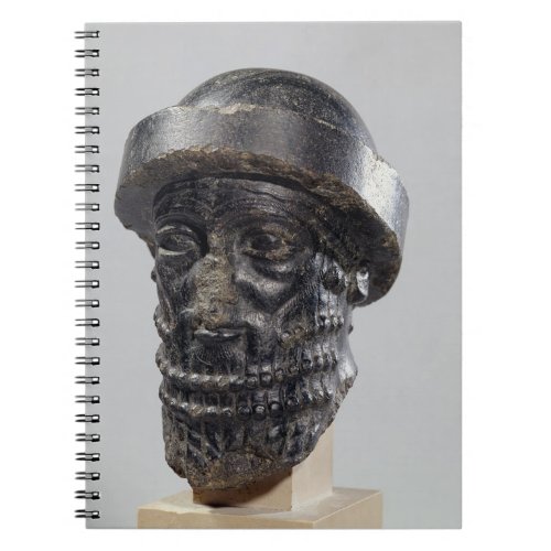 Head of a king possibly Hammurabi king of Babylo Notebook