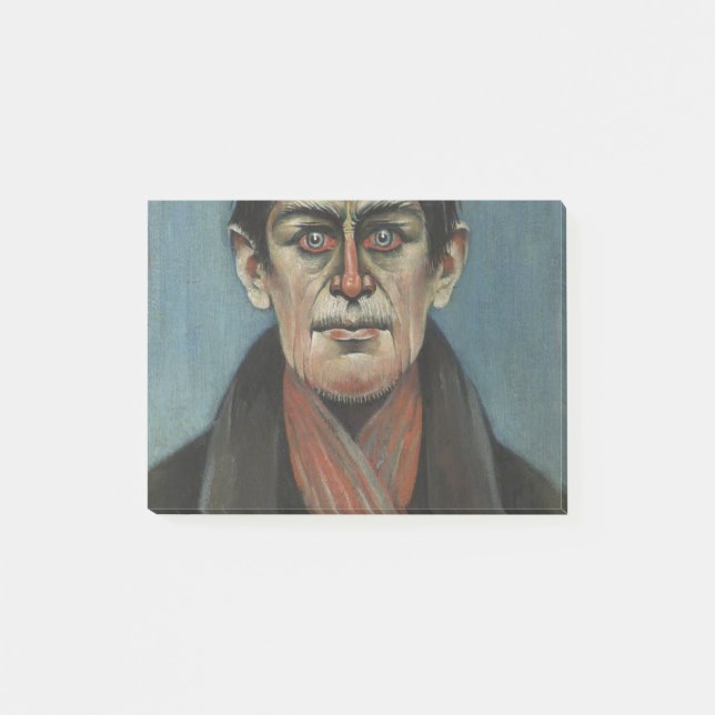 Head of a Man with Red Eyes (L.S. Lowry) Post-it Notes (Front)