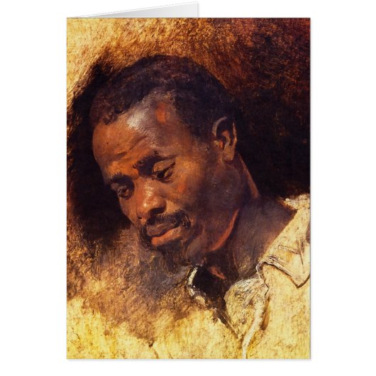 Head of a Negro by Rubens Cards (Front)