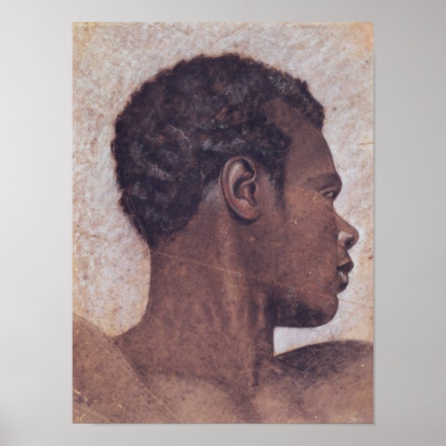 Head of a Negro Poster (Front)