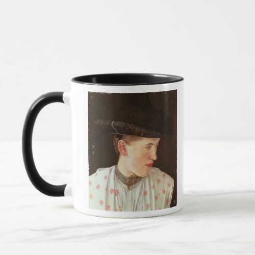 Head of a Peasant Girl c1880 Mug