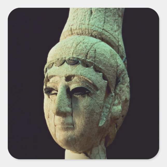Head of a Prince or Princess of Ugarit (ivory) (se Square Sticker (Front)