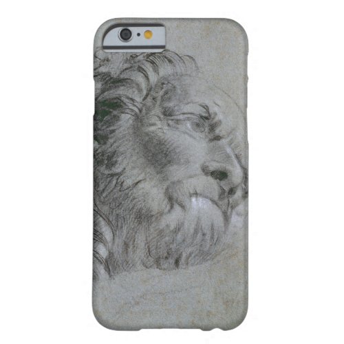 Head of a River_God c1751 black chalk heightene Barely There iPhone 6 Case