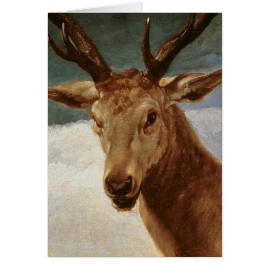 Head of a Stag, 1634 Cards (Front)