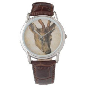 Head of a Stag (Wild Animal) (by Albrecht Durer) Watch