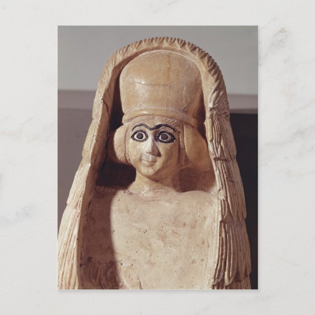 Head of a statue of Ishtar, wearing a Postcard (Front)